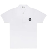  Áo CDG Play Polo Black Emblem 'White' 
