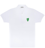  Áo CDG Play Polo Green Emblem 'White' 