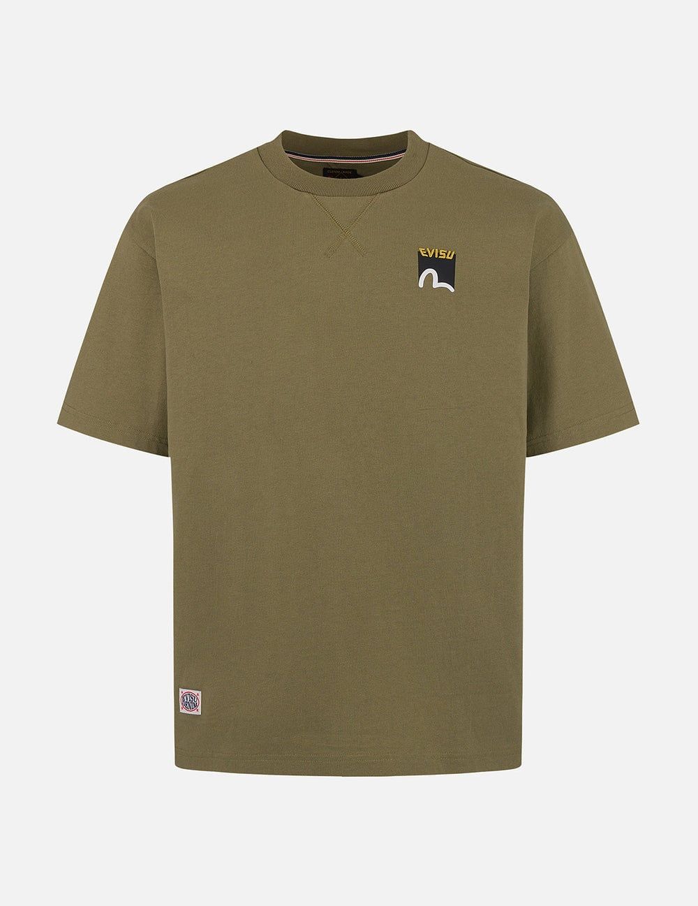  Áo Evisu Adventure Godhead Print T-shirt 'Khaki' 