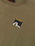 Áo Evisu Adventure Godhead Print T-shirt 'Khaki' 