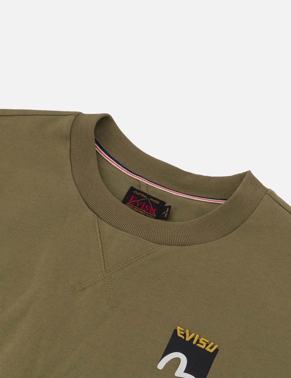  Áo Evisu Adventure Godhead Print T-shirt 'Khaki' 
