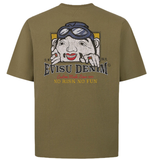  Áo Evisu Adventure Godhead Print T-shirt 'Khaki' 