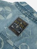  Áo Evisu Allover Kamon Jacquard Jacket 'Indigo' 
