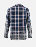  Áo Evisu Allover Seagull Print Shirt 'Blue' 
