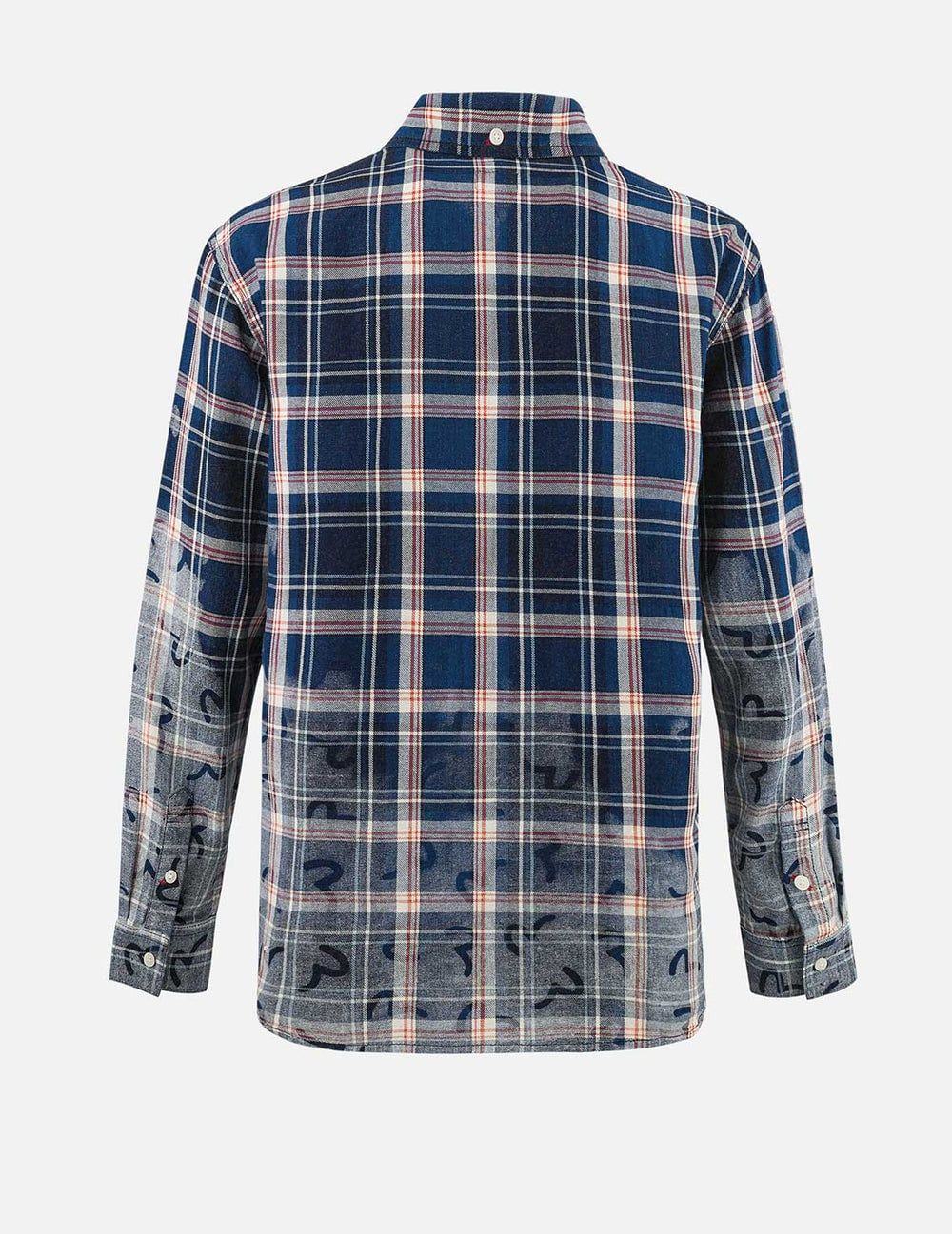  Áo Evisu Allover Seagull Print Shirt 'Blue' 