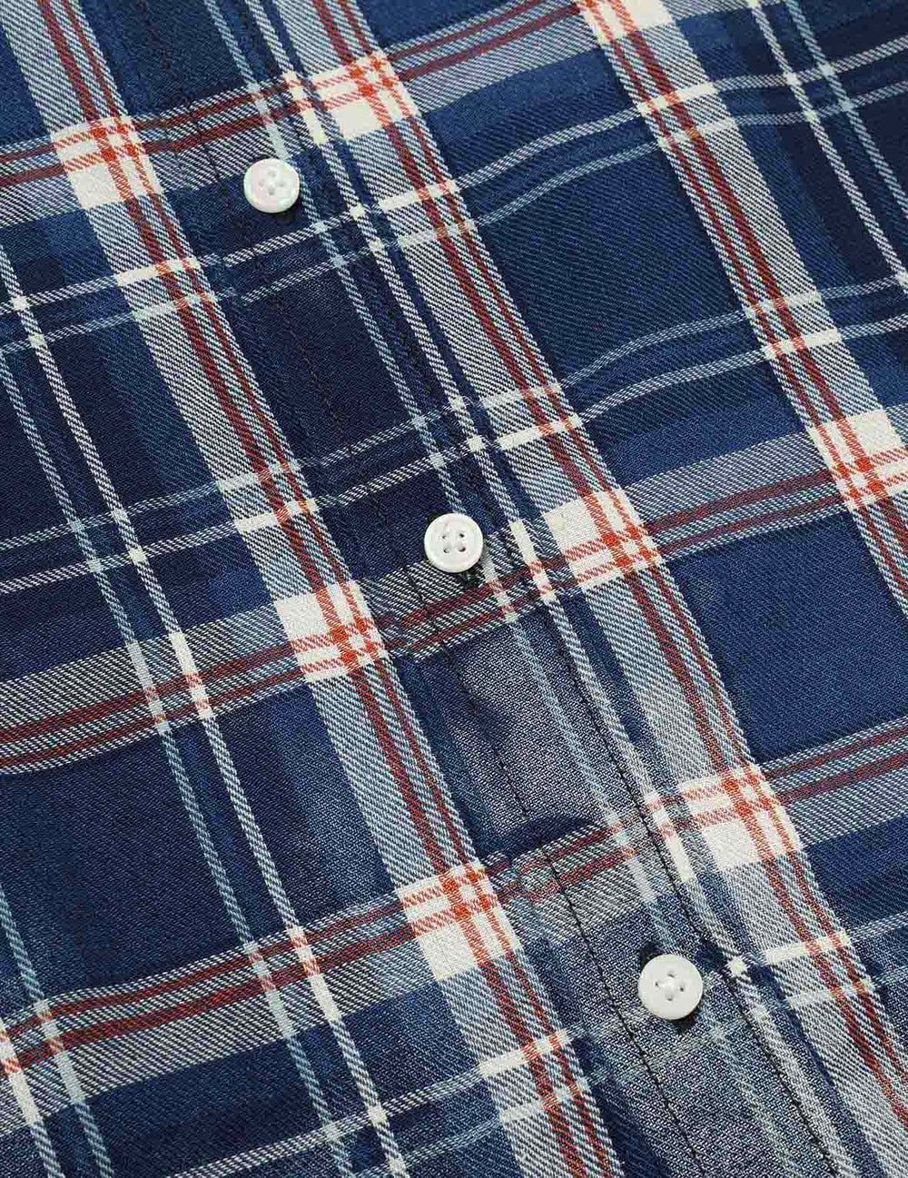  Áo Evisu Allover Seagull Print Shirt 'Blue' 
