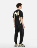  Áo Evisu Artistic Brush Daicock Print 'Black' 