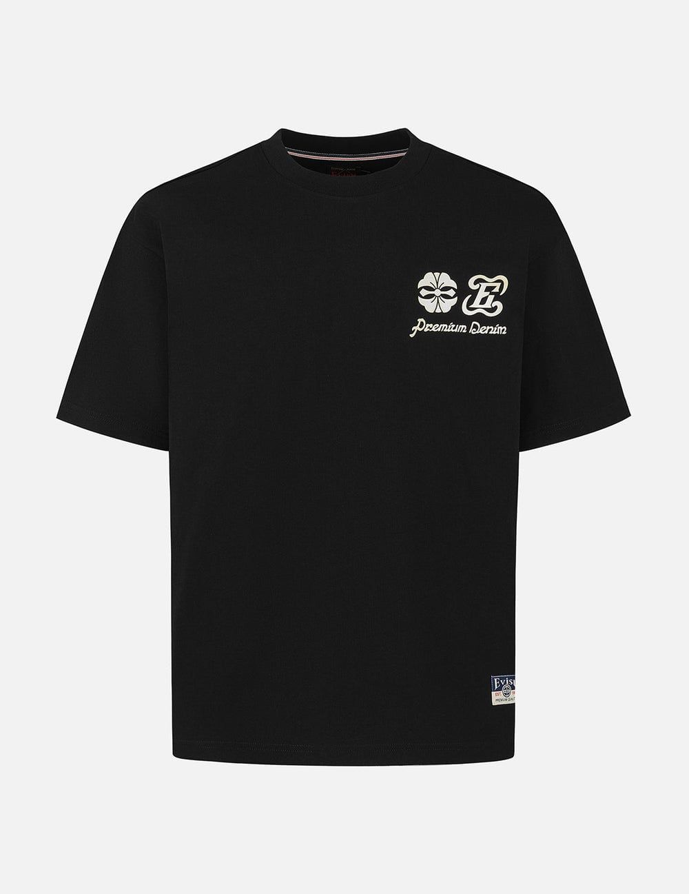  Áo Evisu Artistic Brush Daicock Print 'Black' 