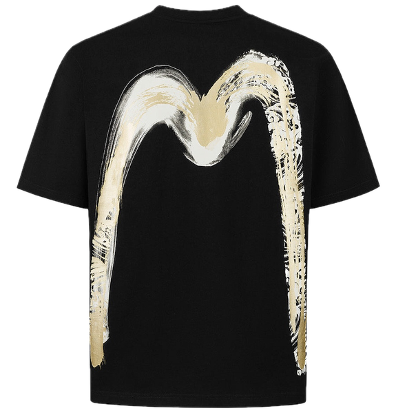  Áo Evisu Artistic Brush Daicock Print 'Black' 