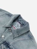  Áo Evisu Artistic Brush Daicock Print 'Indigo' 