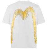  Áo Evisu Artistic Brush Daicock Print 'White' 
