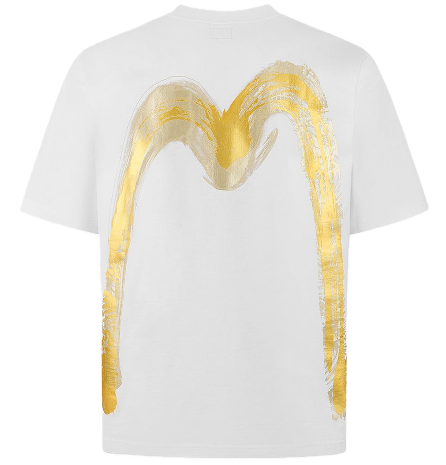  Áo Evisu Artistic Brush Daicock Print 'White' 