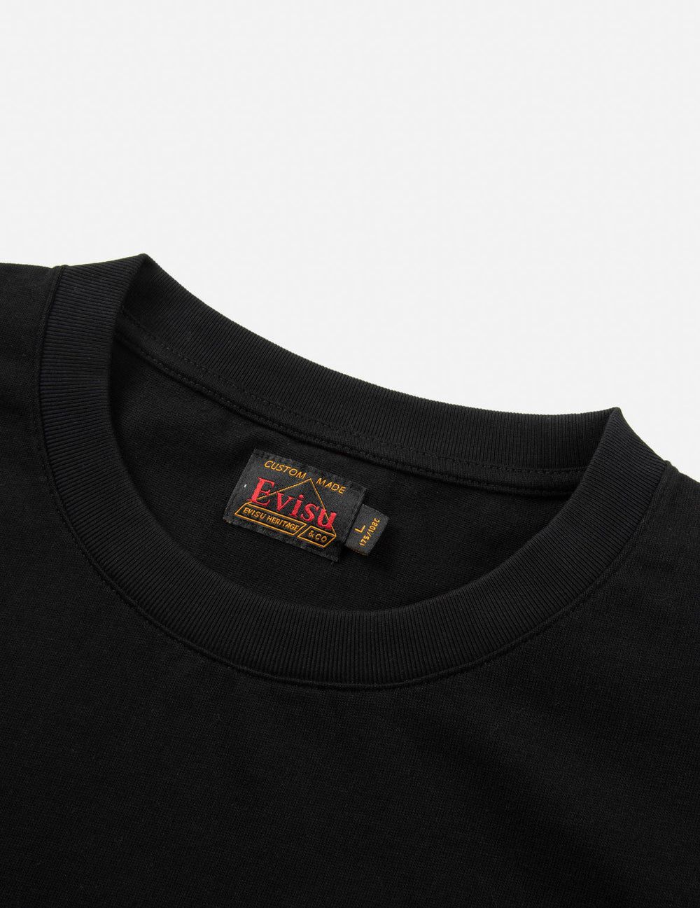  Áo Evisu Auspicious Cloud T-shirt 'Black' 