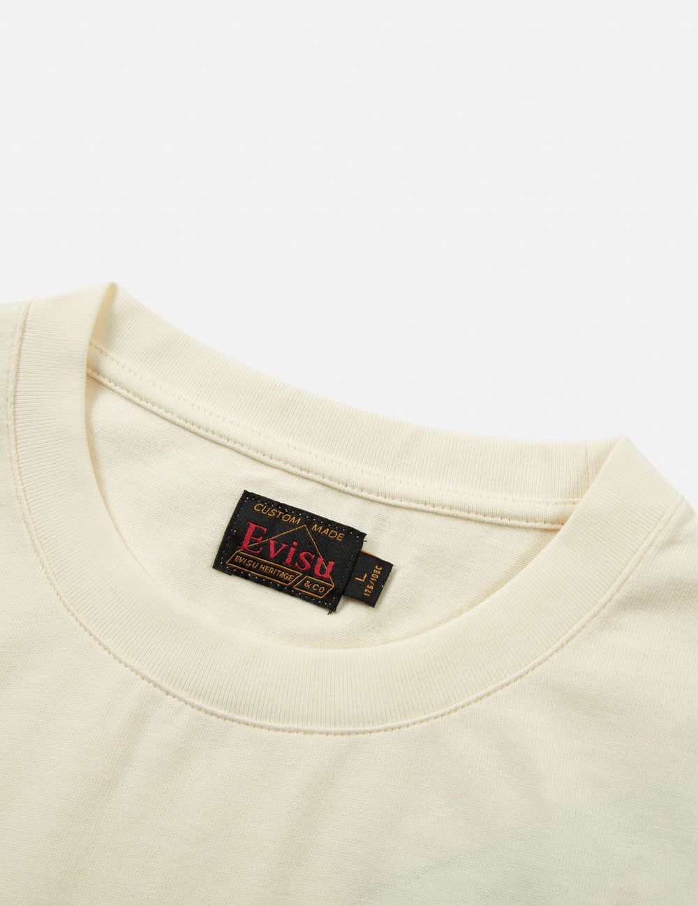  Áo Evisu Auspicious Cloud T-shirt 'Cream' 