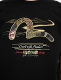  Áo Evisu Brocade Seagull Appliqué T-shirt 'Black' 