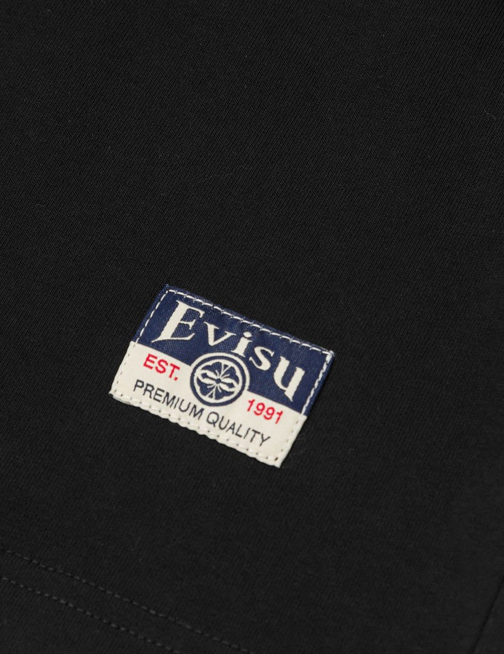  Áo Evisu Brocade Seagull Appliqué T-shirt 'Black' 