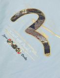  Áo Evisu Brocade Seagull Appliqué T-shirt 'Blue' 
