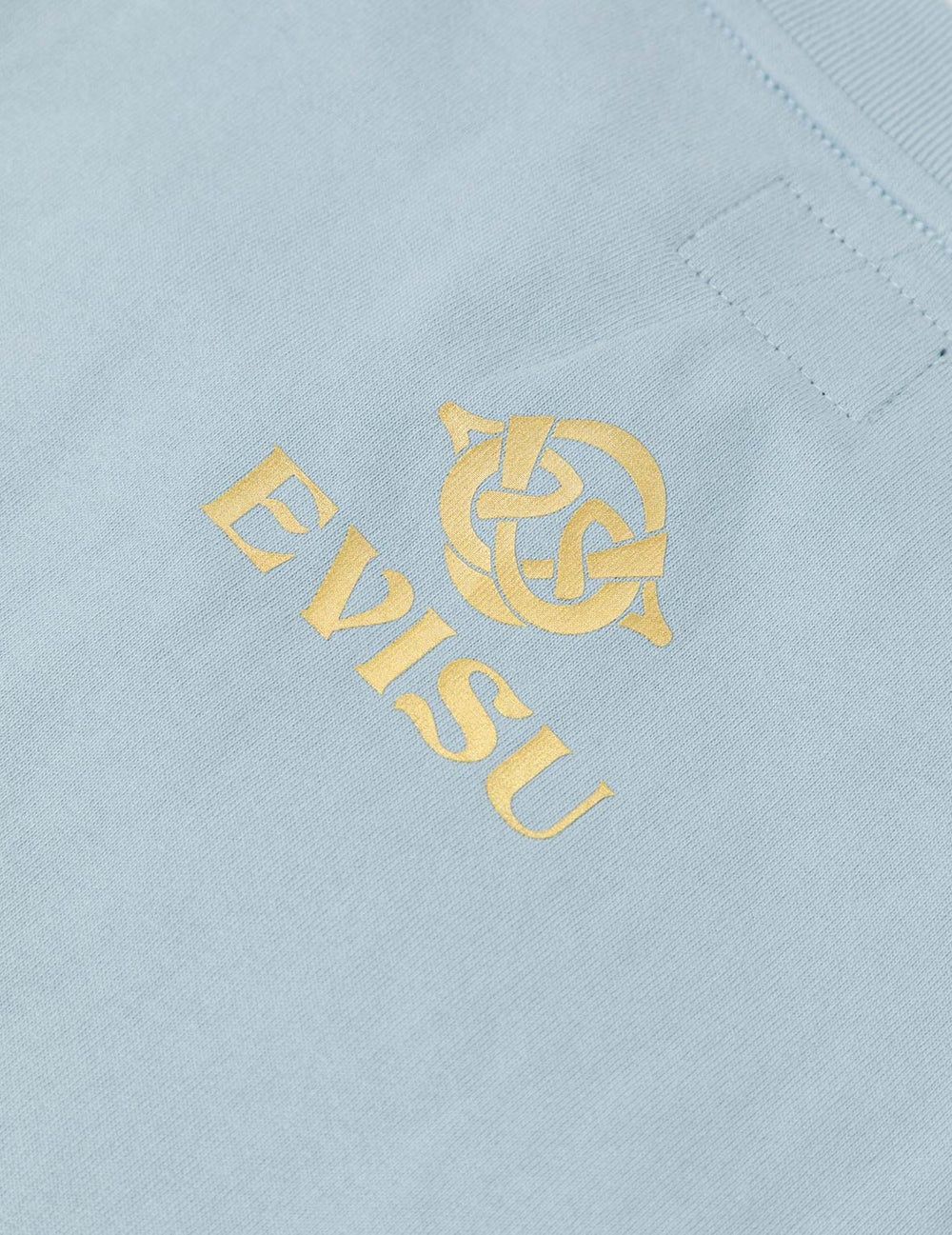  Áo Evisu Brocade Seagull Appliqué T-shirt 'Blue' 