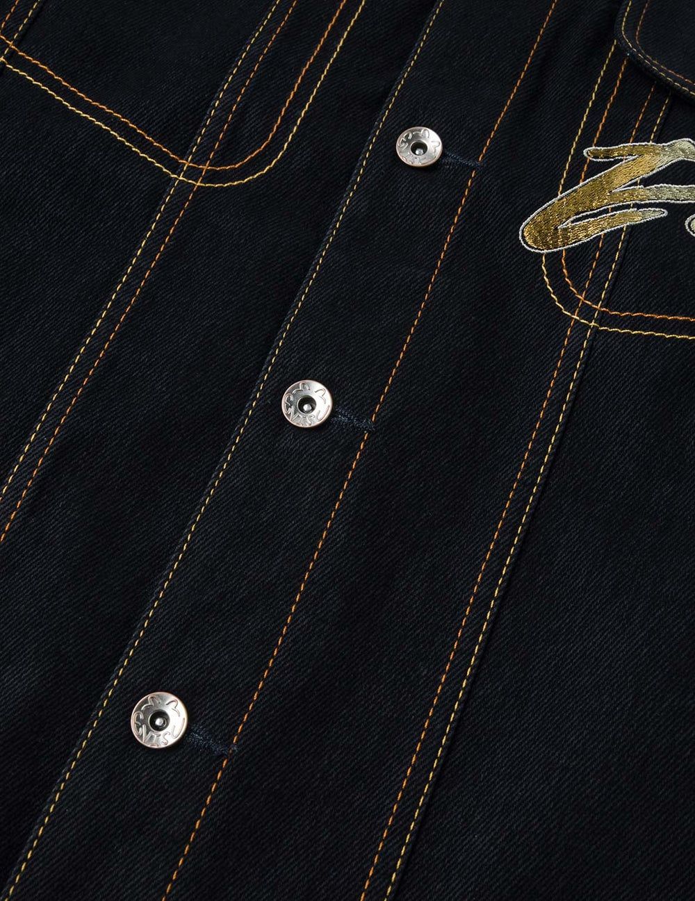  Áo Evisu Brushstroke Daicock Print 'Black' 