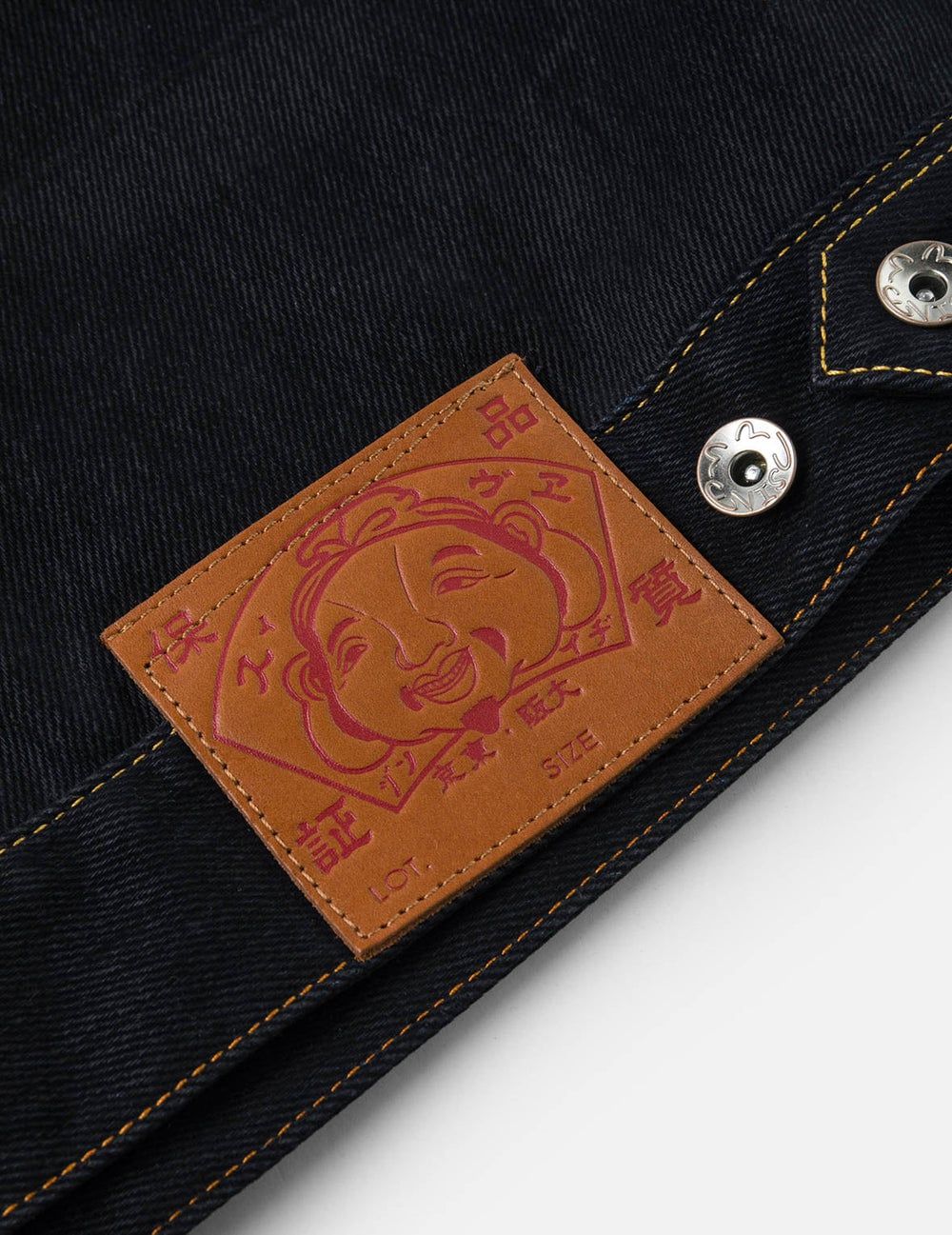  Áo Evisu Brushstroke Daicock Print 'Black' 