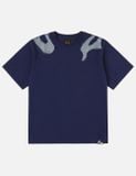  Áo Evisu Brushstroke Logo T-Shirt 'Navy' 