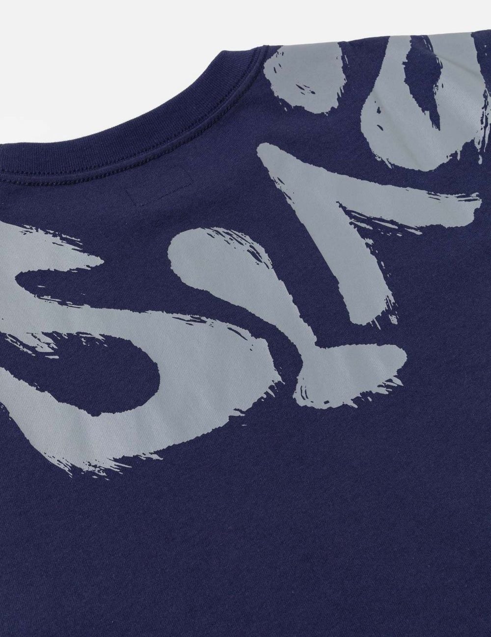  Áo Evisu Brushstroke Logo T-Shirt 'Navy' 