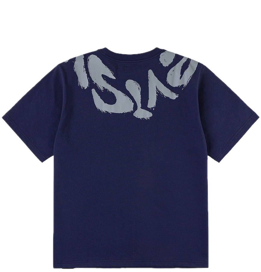  Áo Evisu Brushstroke Logo T-Shirt 'Navy' 