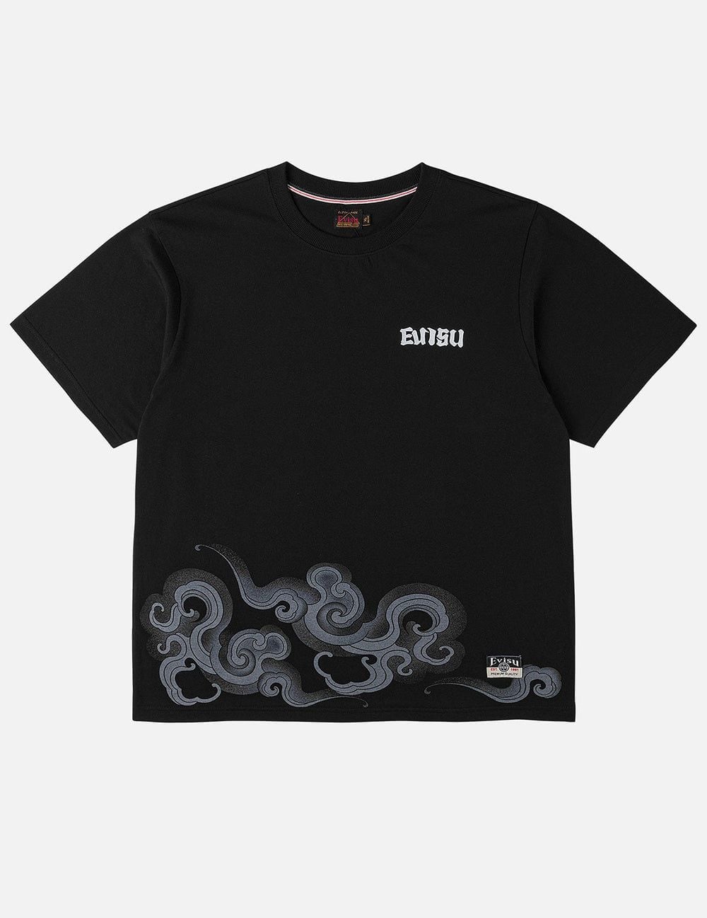  Áo Evisu Cloud Golden Daicock T-shirt 'Black' 