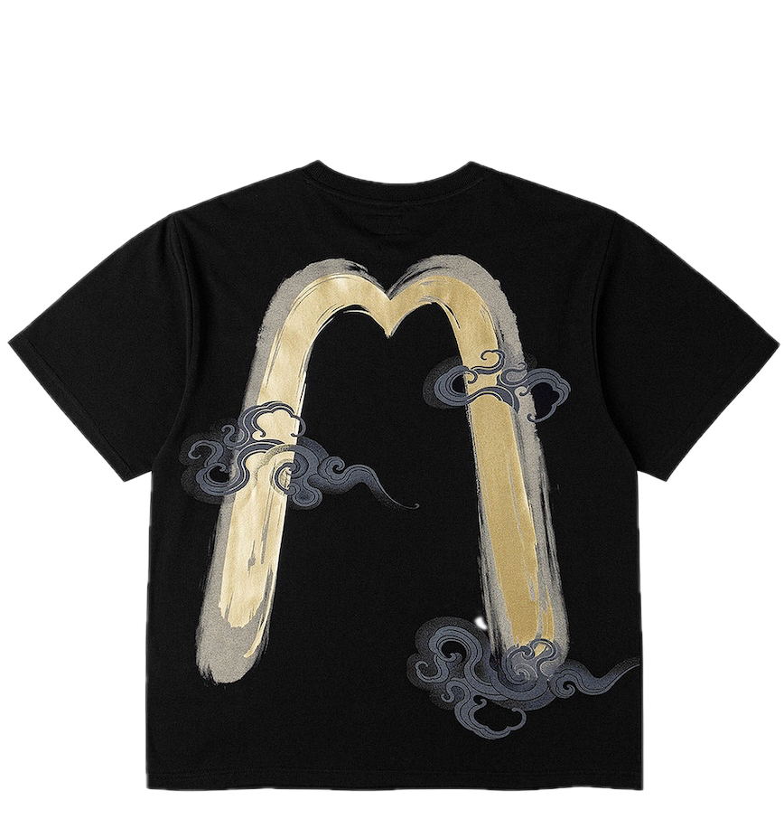  Áo Evisu Cloud Golden Daicock T-shirt 'Black' 