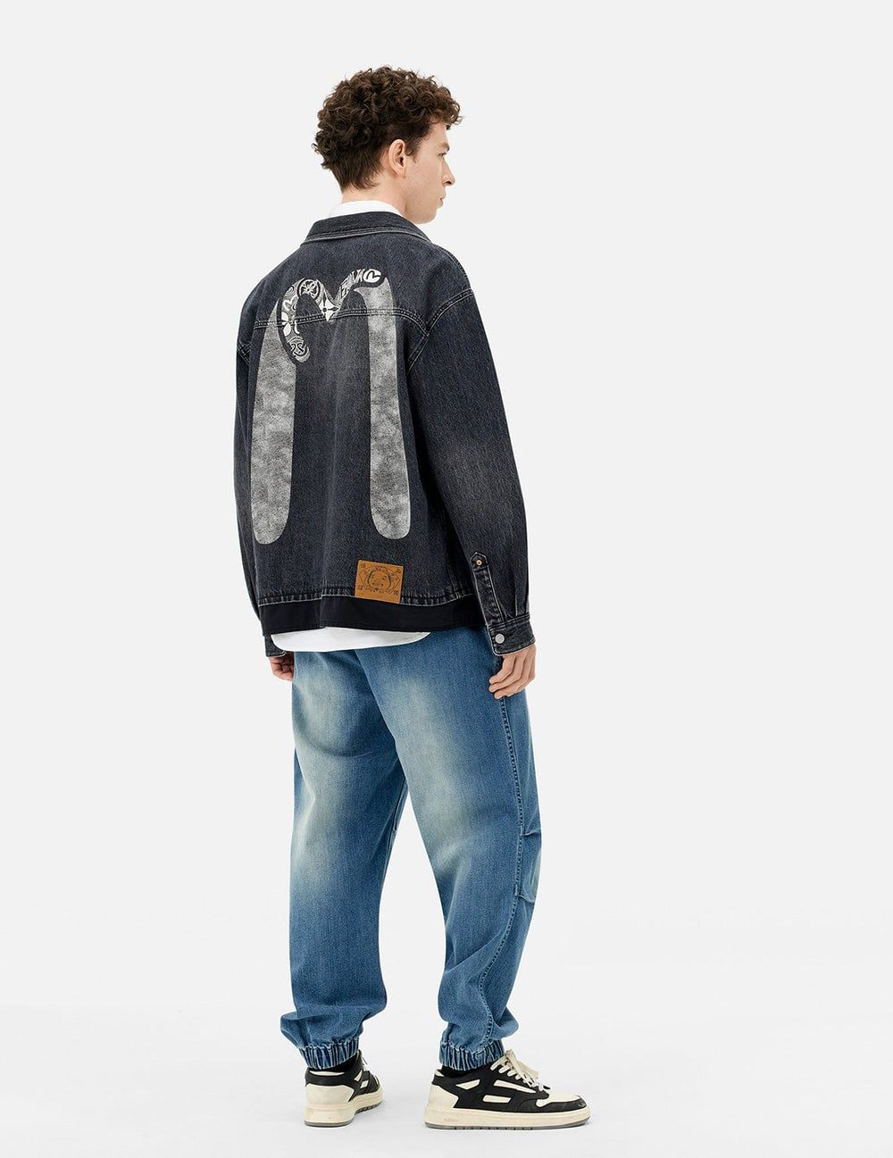  Áo Evisu Daicock and Seagull Print 'Black' 