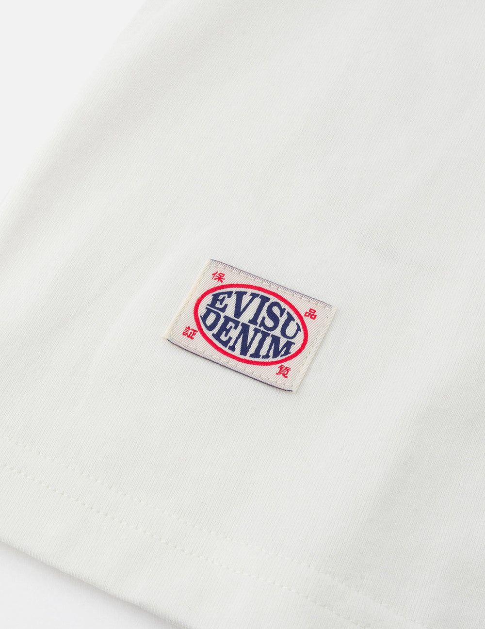  Áo Evisu Daicock Embroidery T-shirt 'White' 