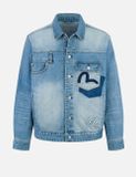  Áo Evisu Deconstructed with Multi-pocket 'Indigo' 
