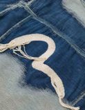  Áo Evisu Distressed Logo Seagull Jacket 'Indigo' 