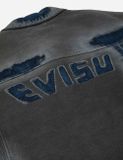  Áo Evisu Distressed Seagull Denim Jacket 'Indigo' 