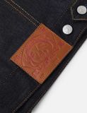  Áo Evisu Ecru Seagull Print 'Indigo' 