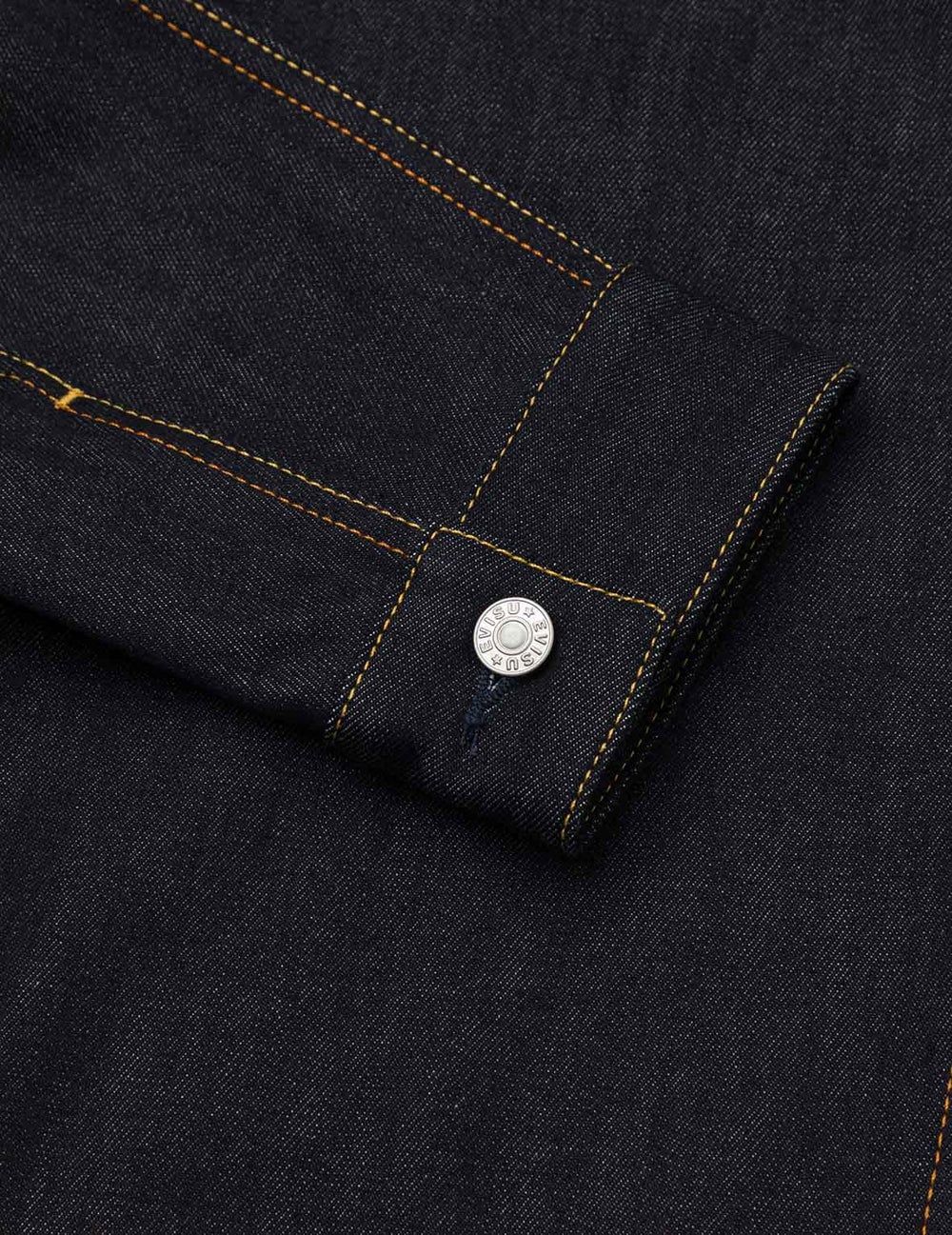  Áo Evisu Ecru Seagull Print 'Indigo' 