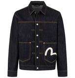  Áo Evisu Ecru Seagull Print 'Indigo' 