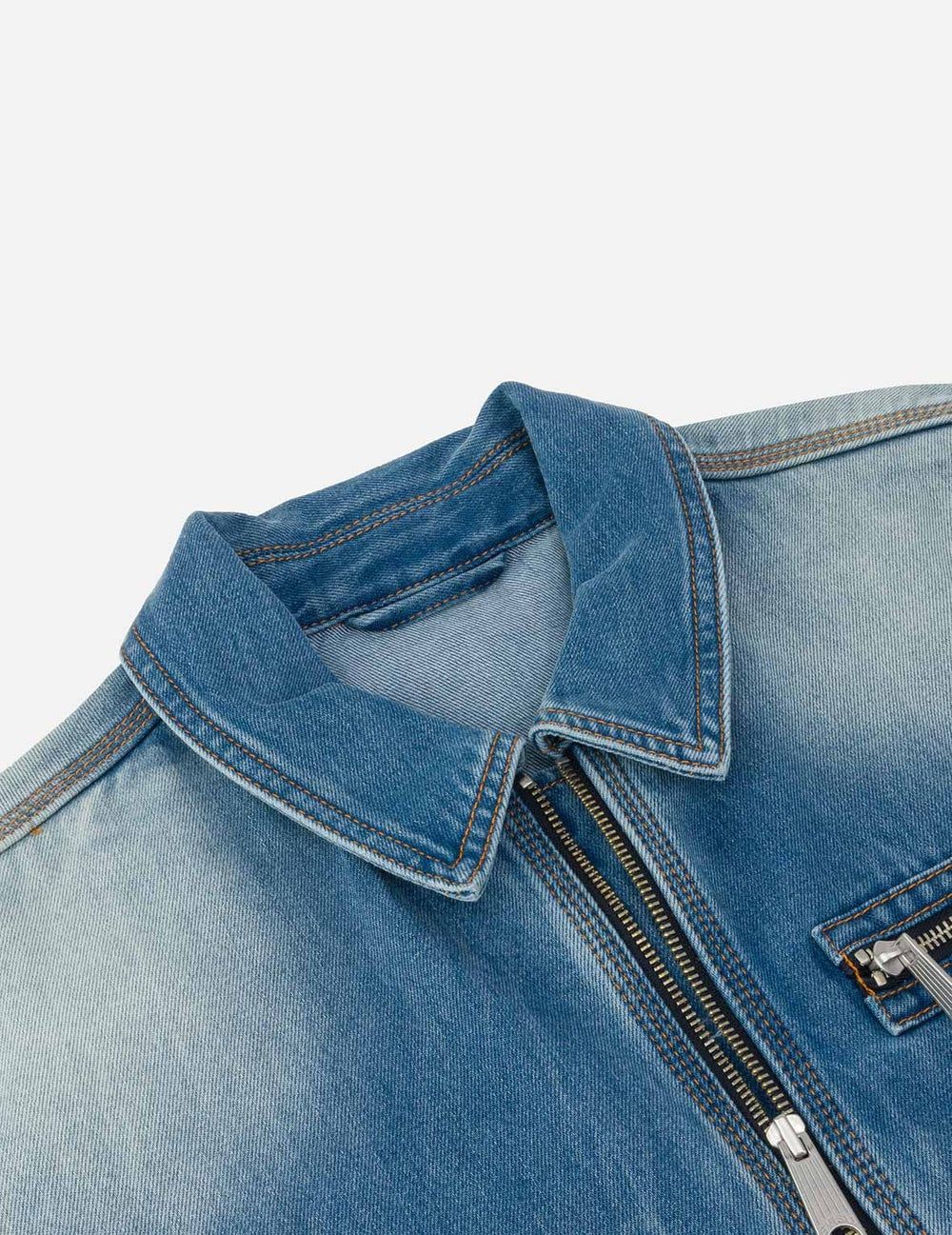  Áo Evisu Emboss Kamon Denim Jacket 'Indigo' 