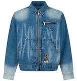  Áo Evisu Emboss Kamon Denim Jacket 'Indigo' 