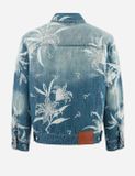  Áo Evisu Floral and Seagull Jacket 'Denim' 