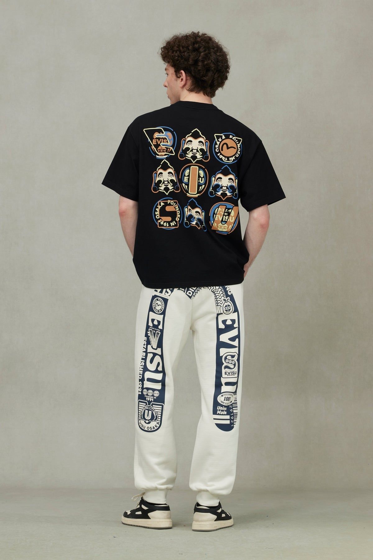  Áo Evisu Godhead And Daruma Print 'Black' 