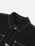  Áo Evisu Godhead and Map Appliqué 'Black' 