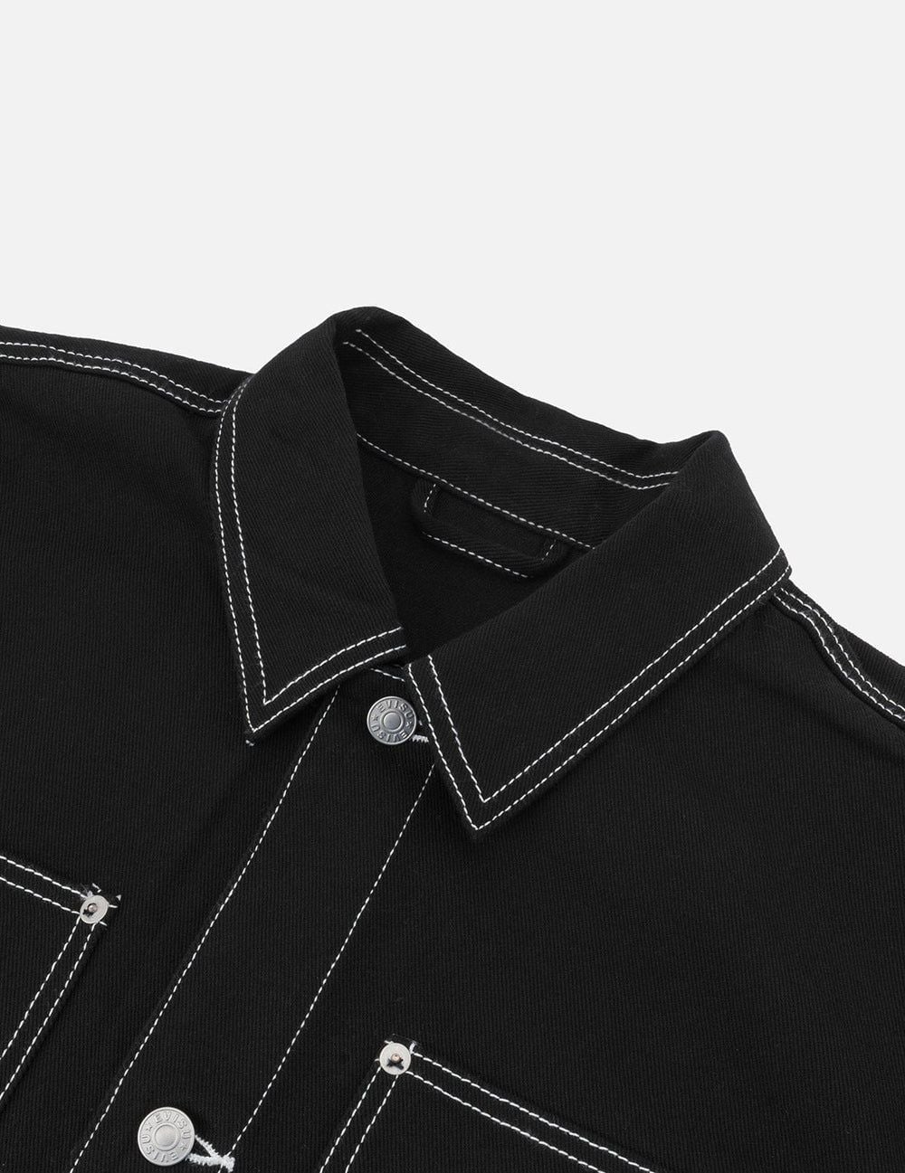  Áo Evisu Godhead and Map Appliqué 'Black' 