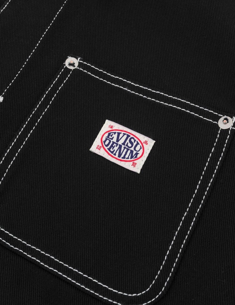  Áo Evisu Godhead and Map Appliqué 'Black' 
