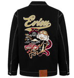  Áo Evisu Godhead and Map Appliqué 'Black' 