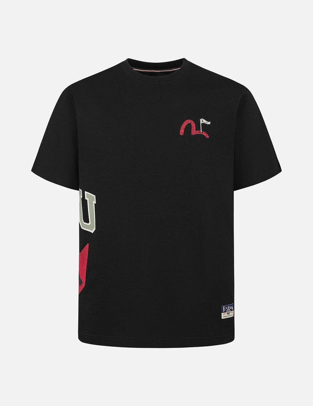  Áo Evisu Godhead Golfing Print T-shirt 'Black' 