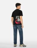  Áo Evisu Godhead Golfing Print T-shirt 'Black' 
