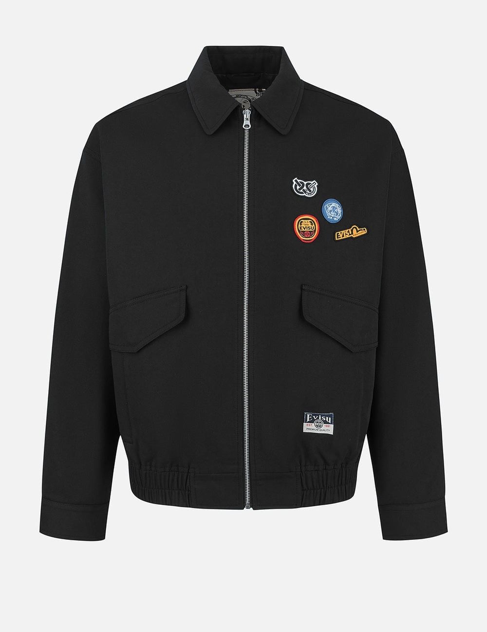  Áo Evisu Graffiti Daicock Print Jacket 'Black' 