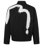  Áo Evisu Graffiti Daicock Print Jacket 'Black' 