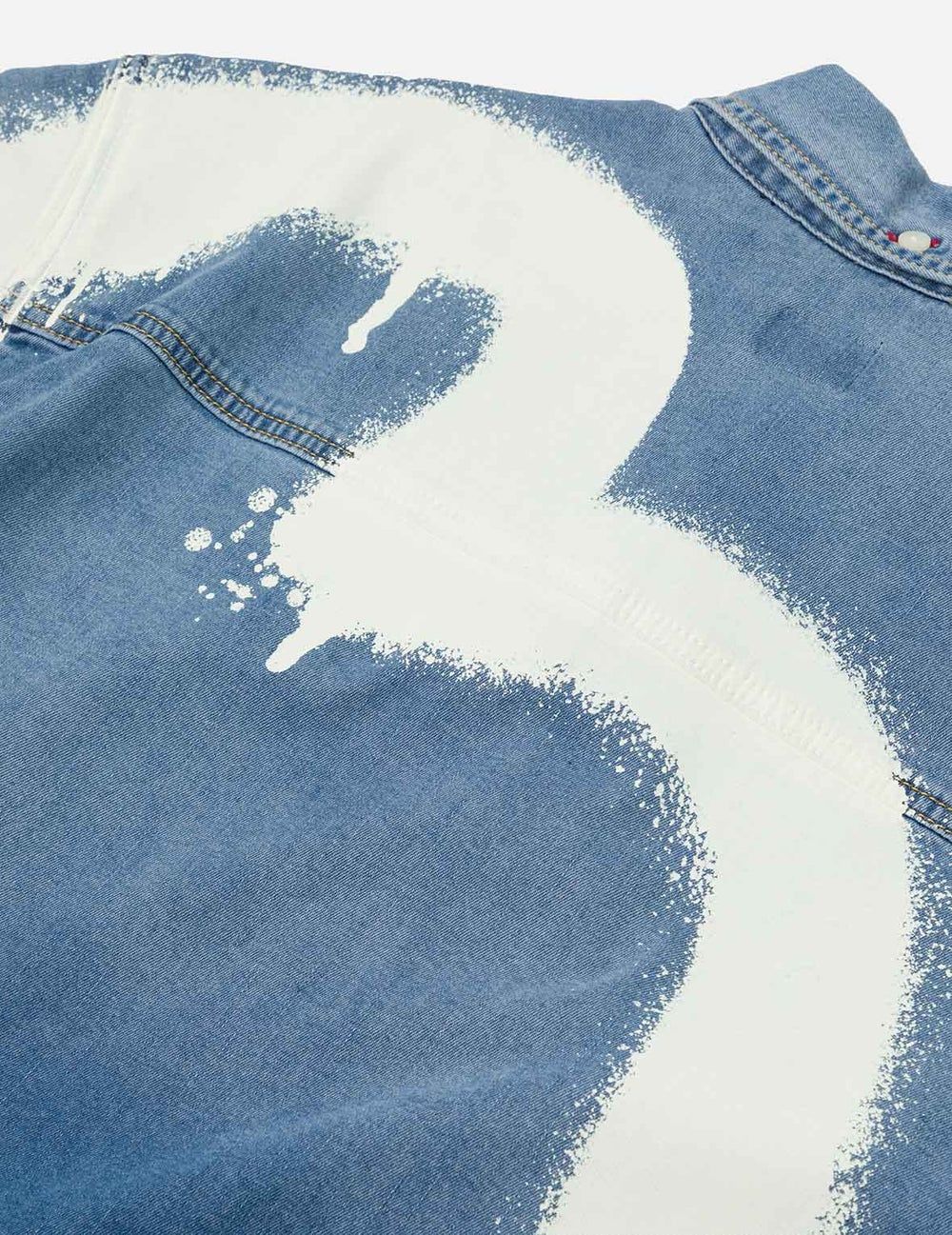  Áo Evisu Graffiti Daicock Print Shirt 'Indigo' 
